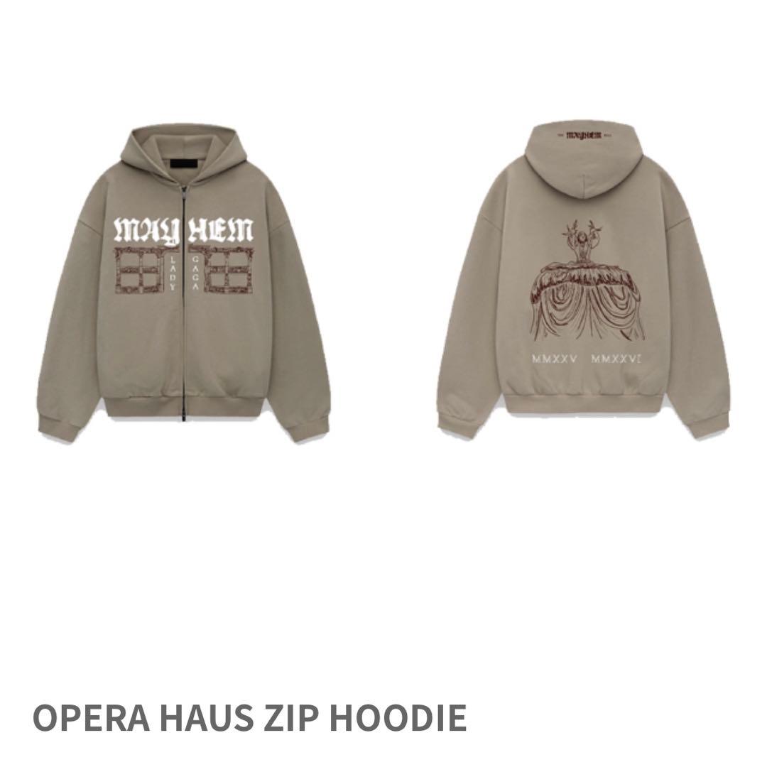 LADY GAGA OPERA HAUS ZIP HOODIE L - メルカリ