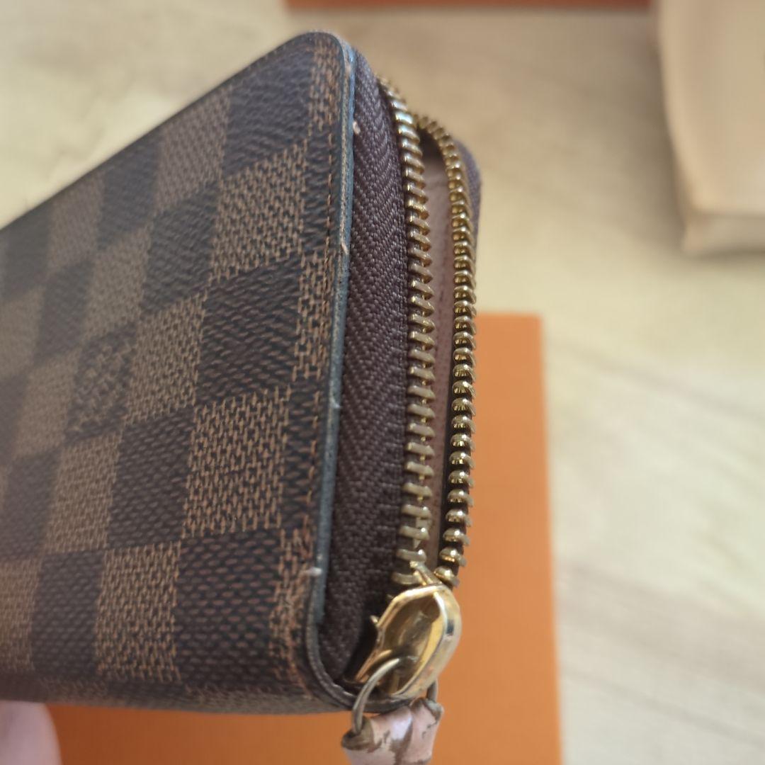 ルイヴィトン ポルトフォイユ クレマンス ダミエエベヌ ローズバレリーヌ 長財布