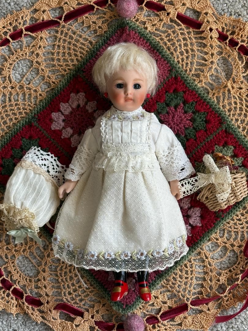 ✨最終出品✨身長19cmミニョネット＆衣装セット ビスクドール リプロ