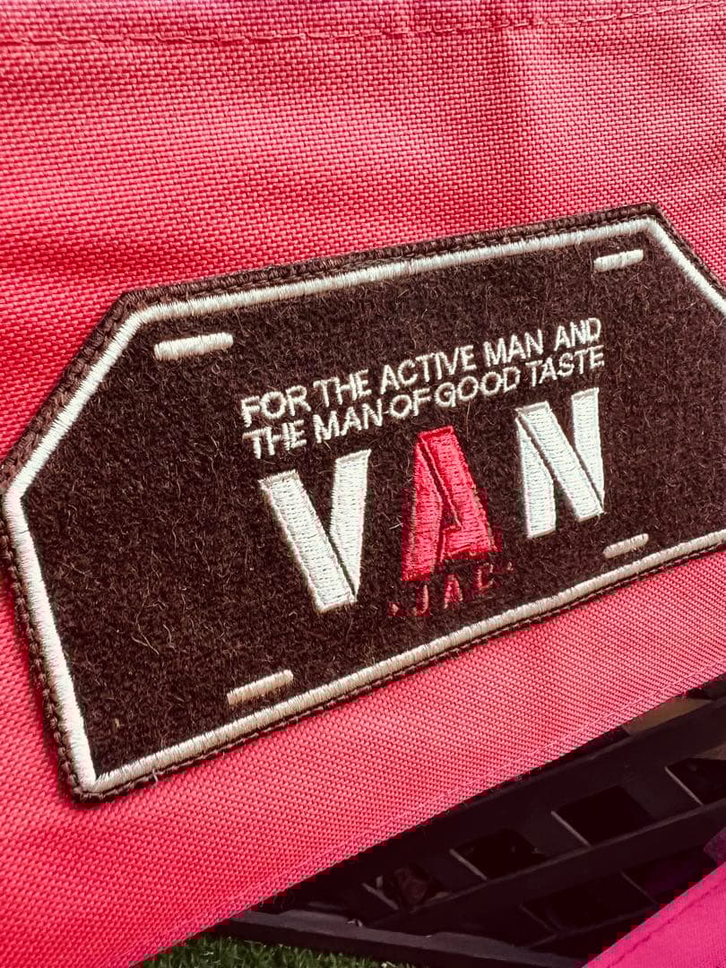 VAN木製折りたたみ椅子ディスプレイ品used程度良い VAN木製折りたたみ