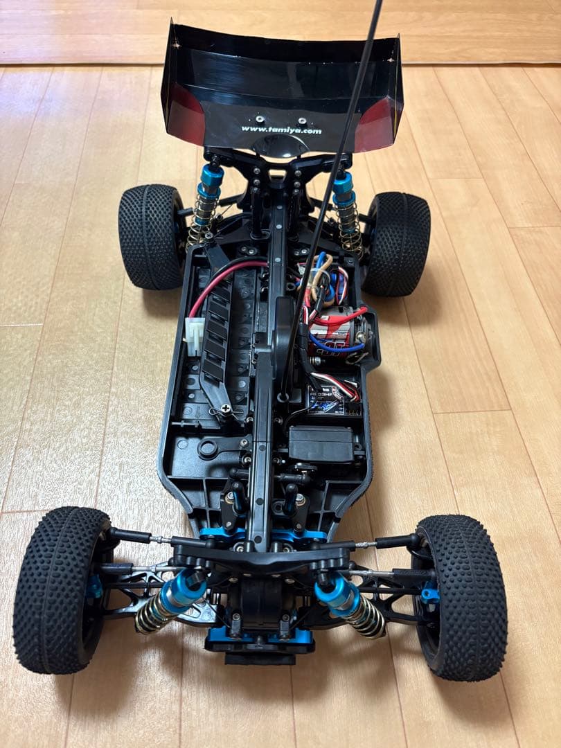 タミヤ4WDバギーDB01ドゥルガとフタバ3PMプロポ（説明書付き）のセット