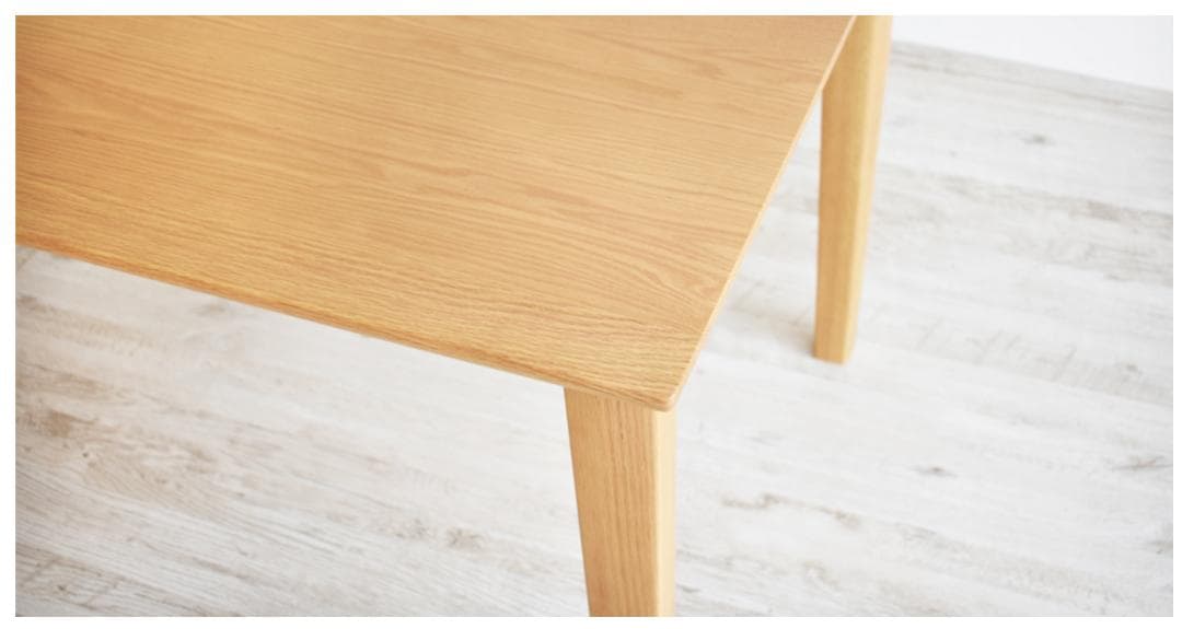 p*i様 浜本工芸 無垢オーク ダイニングテーブル 幅135奥行80高69（