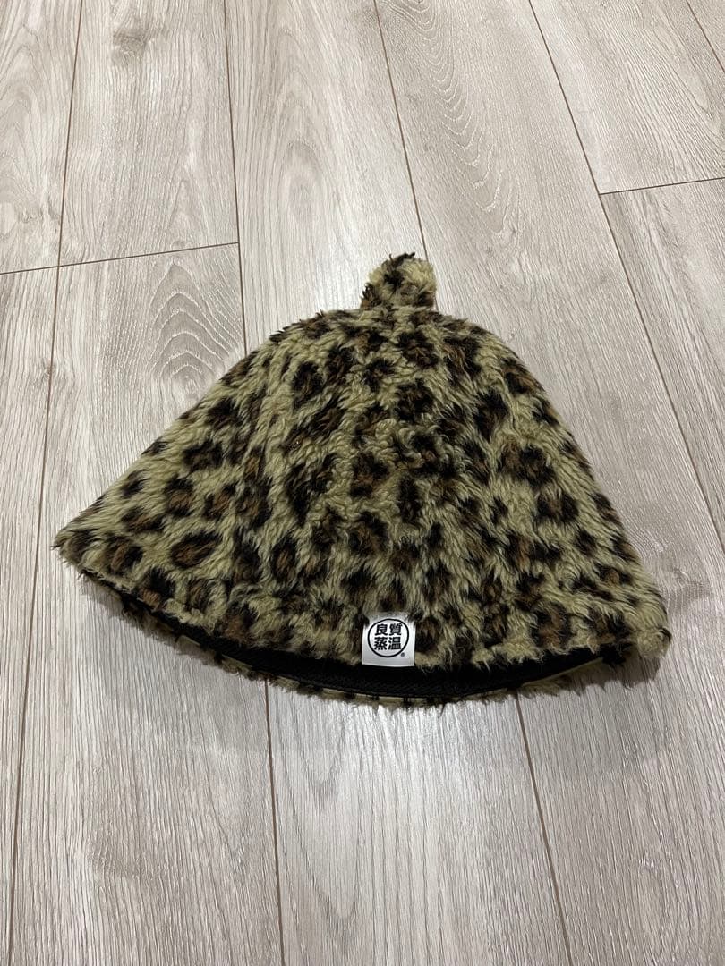 ベストサウナハット BSH 豹柄ボア 白タグ
