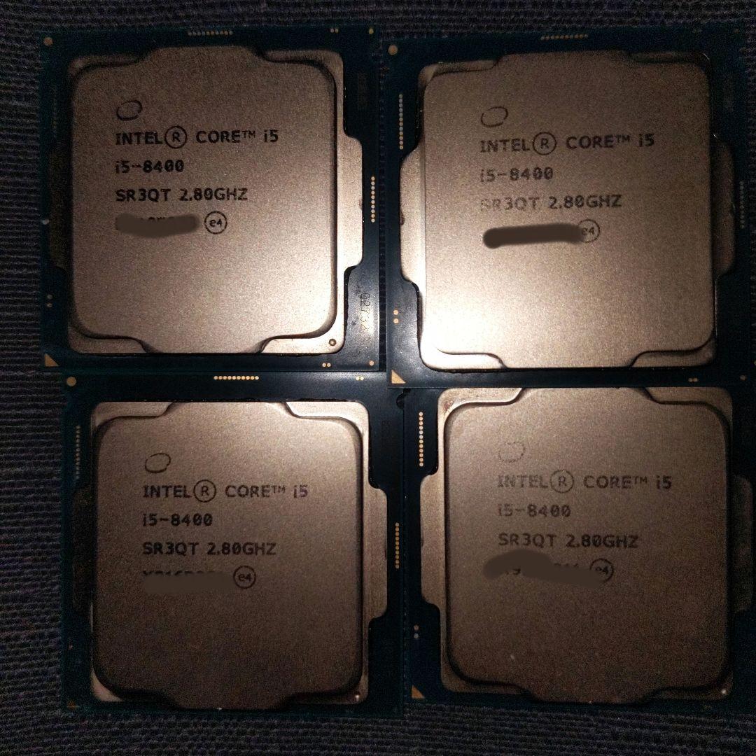 Intel Core i5-8400 CPU 4個セット