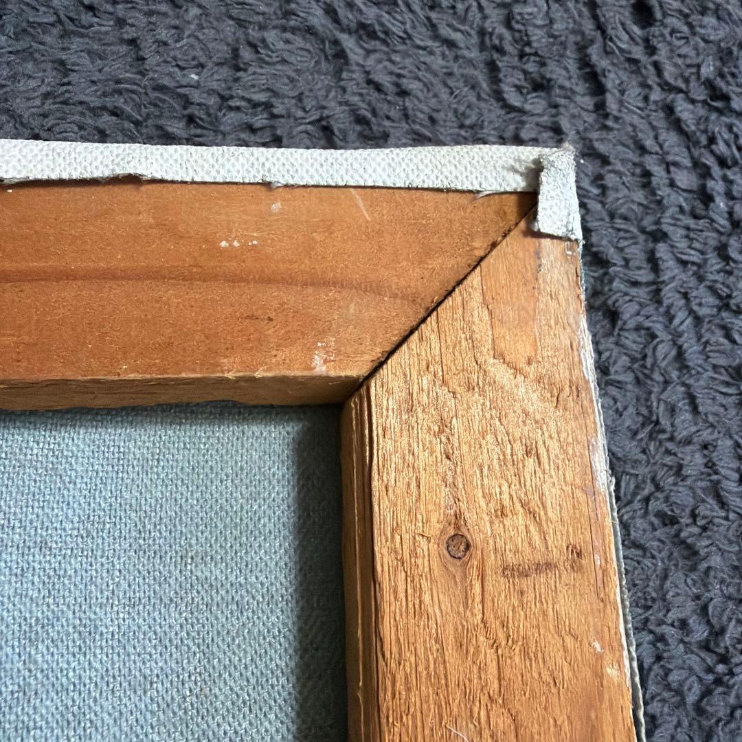 風景画 油彩画 サインあり