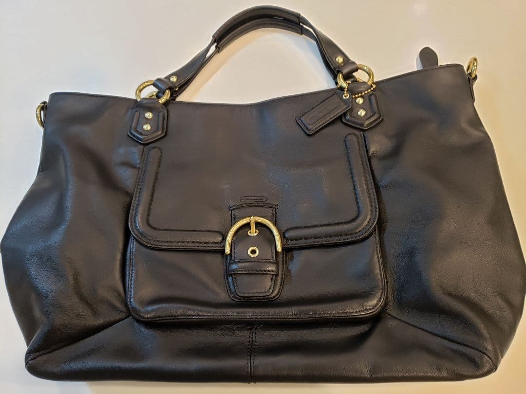極美品✨COACH トートバッグ ビジネスバッグ レザー 黒 2WAY A4可
