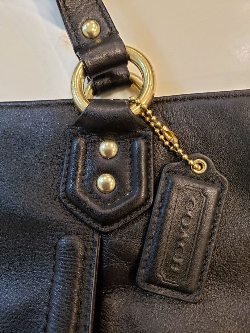 極美品✨COACH トートバッグ ビジネスバッグ レザー 黒 2WAY A4可