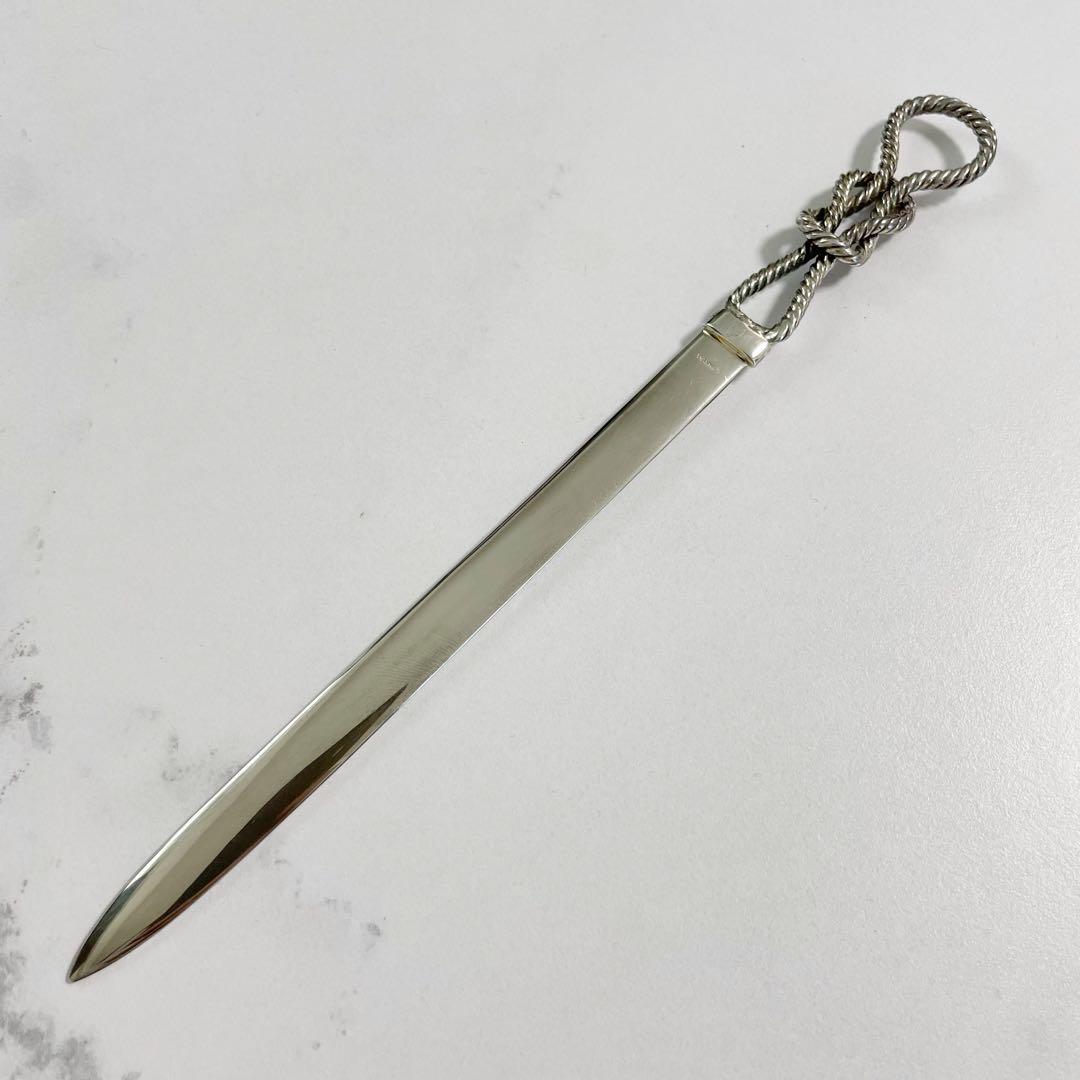 ティファニー ペーパーナイフ ペーパーカッター ツイスト ロープ