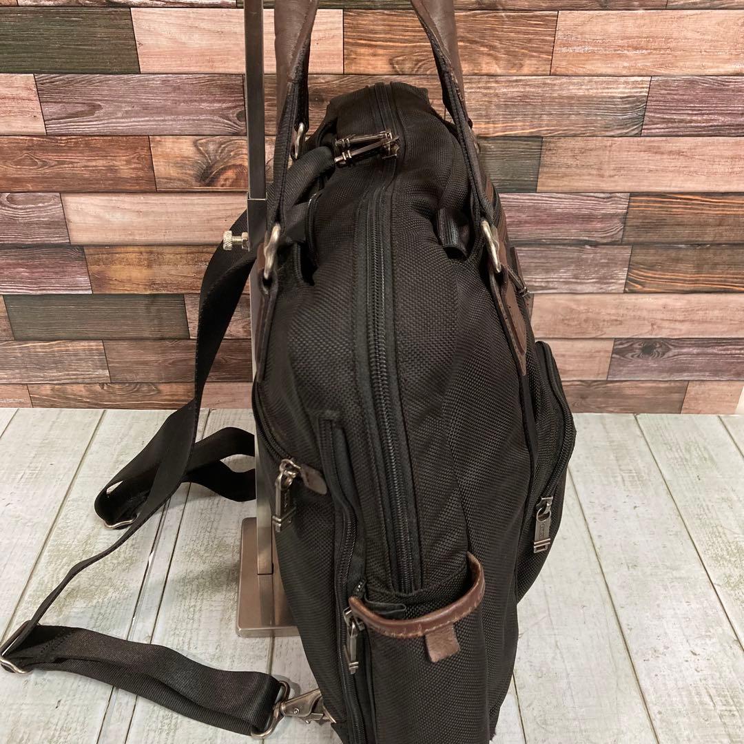 トゥミ　TUMI　ビジネスバッグ　3way ネームタグ　リュックサック　黒