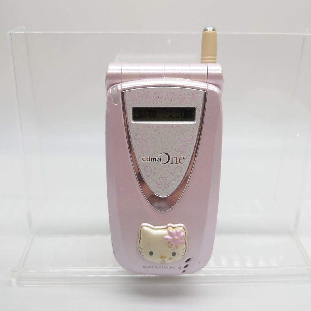 ハローキティ ガラケー キティちゃん 折りたたみ携帯電話 ジャンク品