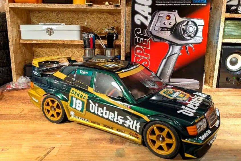 タミヤ　メルセデスベンツ190E Diebels Alt　BT-01フルセット Tamiya Mercedes 190E 2.5-16 EvoII Diebels-Alt 1/10 4WD Electric