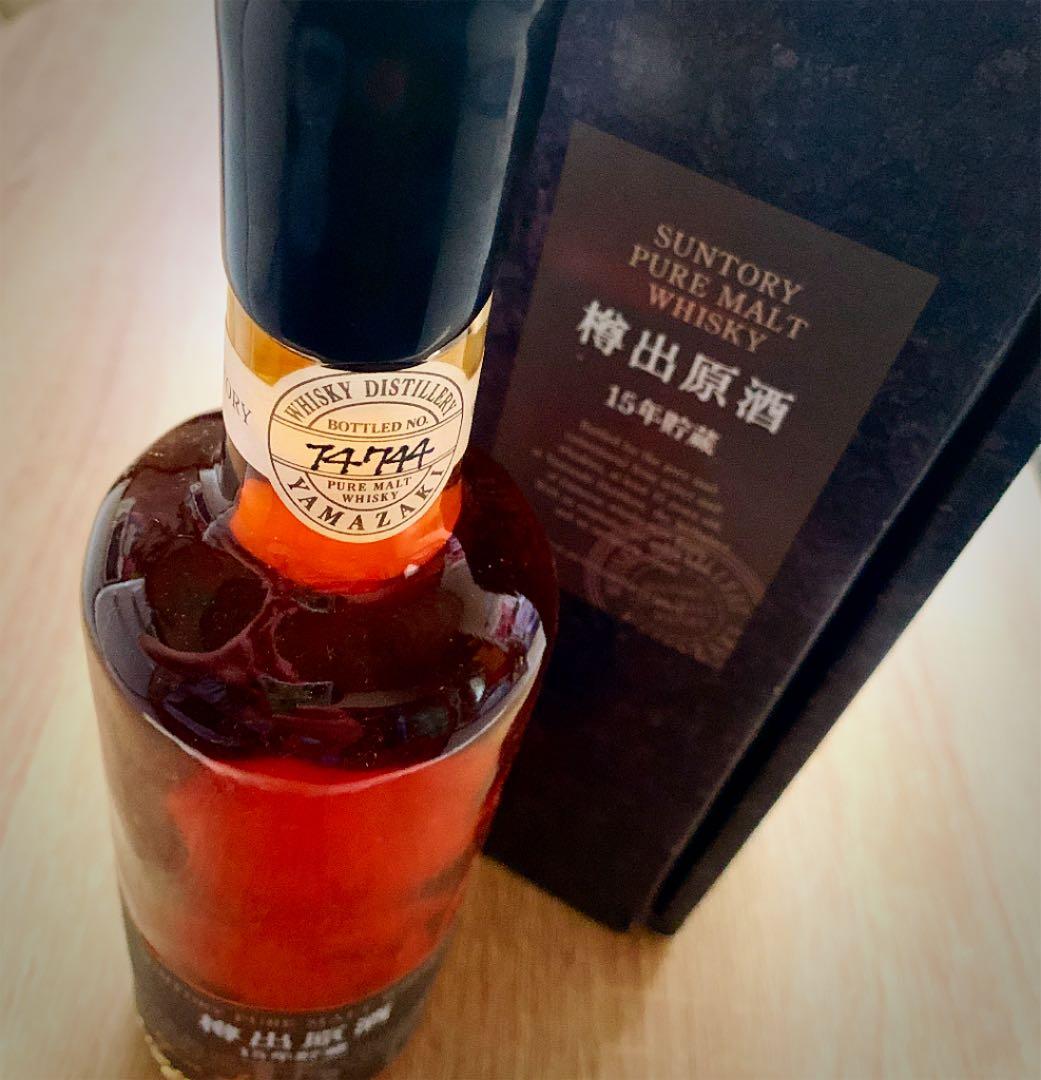♡希少♡ウィスキー♡ピュアモルト♡樽出原酒15年♡未開封