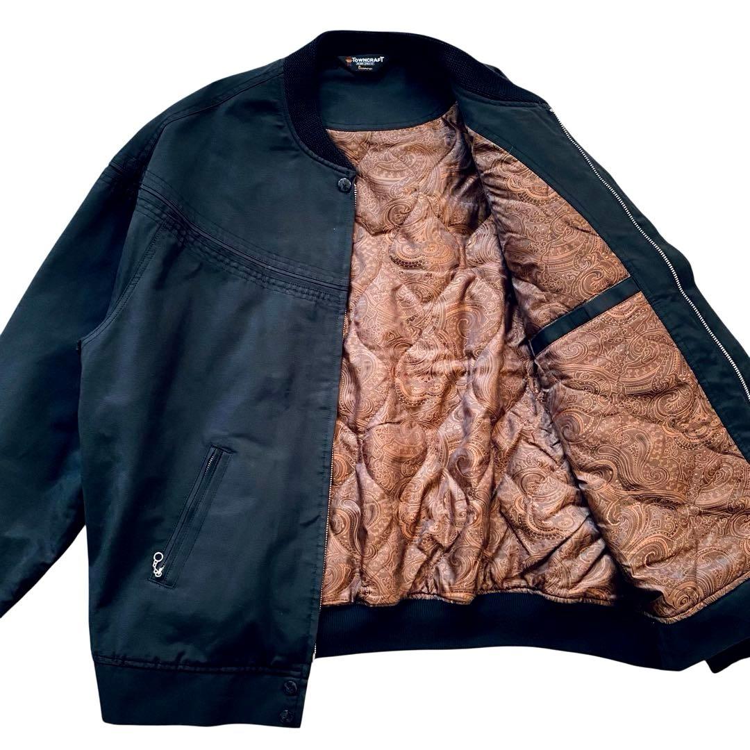 TOWN CRAFT タウンクラフト【美品】ダービージャケット 裏地ペイズリー