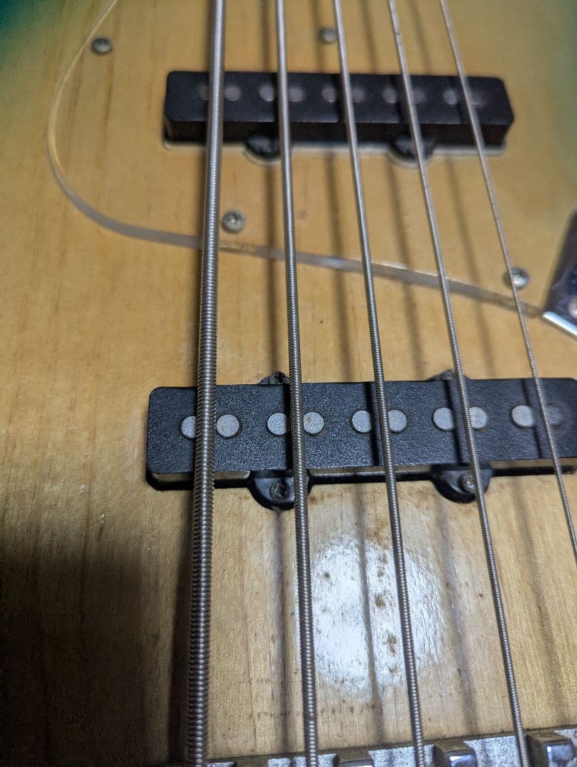 Bacchus5弦パッシブジャズベース ハンドメイドWOODLAND日本製中古品