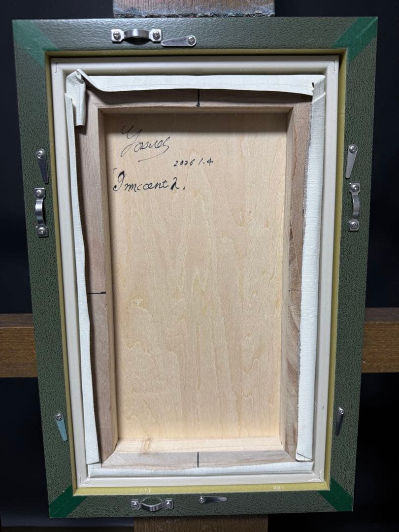 ⭐︎⭐︎古典的絵画　写実　女性像　額付き　M3号 ⭐︎⭐︎