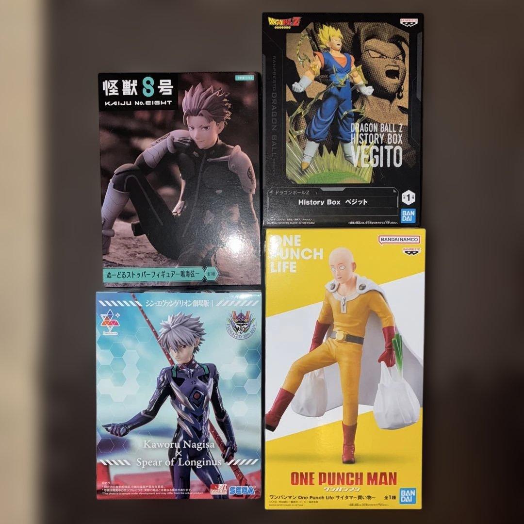 プライズフィギュア 4点セット まとめ売り ベジット サイタマ 鳴海弦