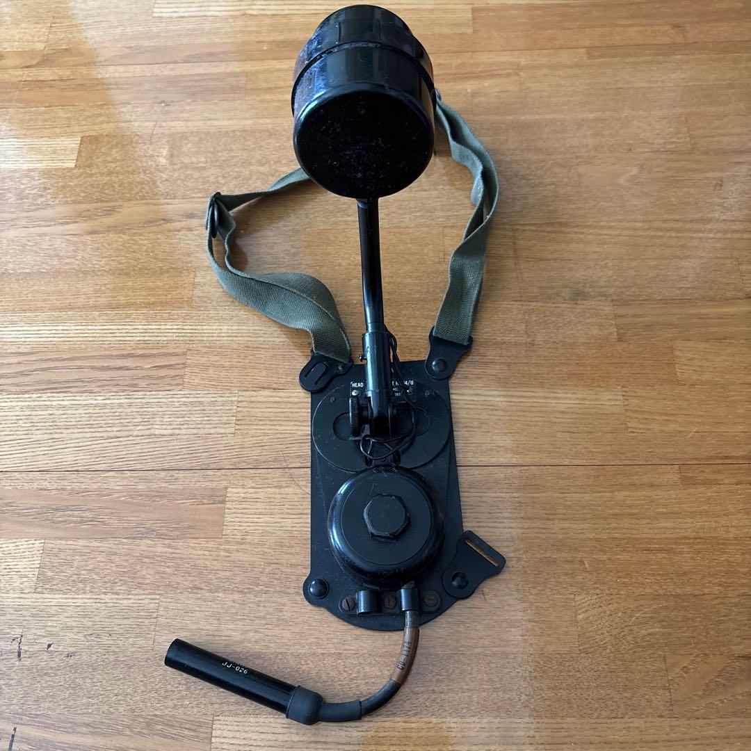 米海軍通信機器 受話器 無電池電話送話部