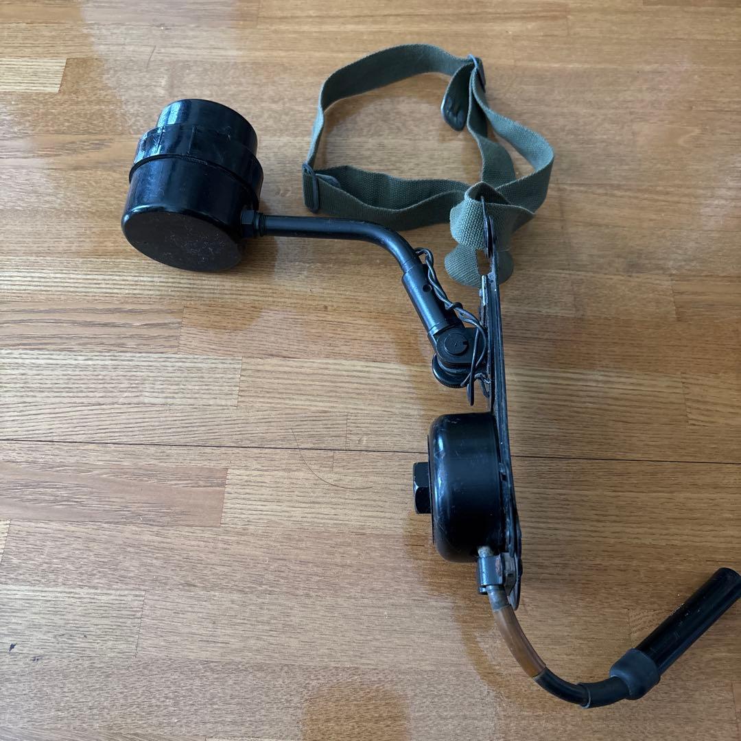 米海軍通信機器 受話器 無電池電話送話部