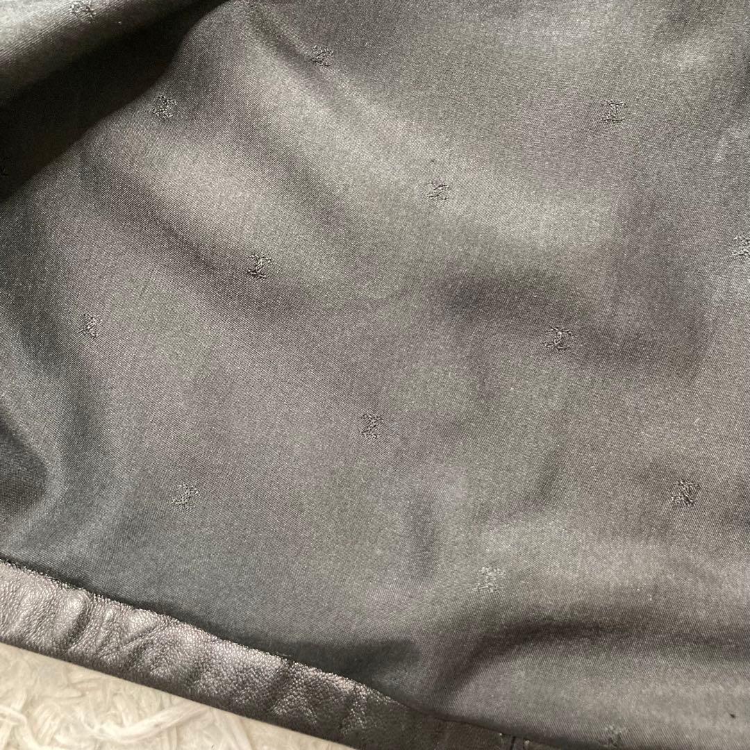 フランス製ヴィンテージ CHANEL BOUTIQUE シャネル レザースカート