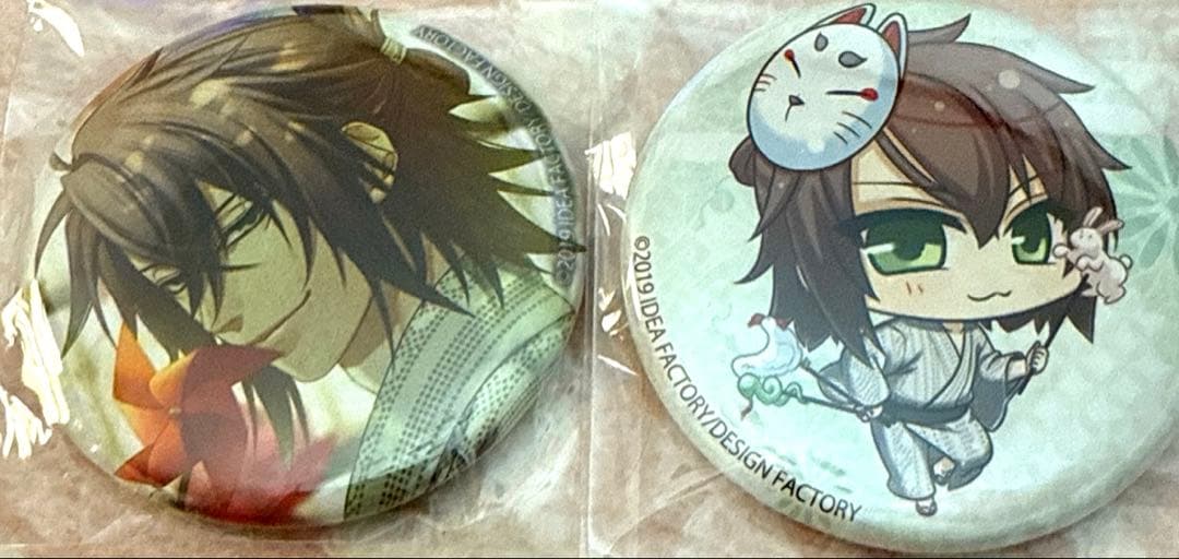 薄桜鬼 沖田 月影 缶バッジ 2点セット - メルカリ