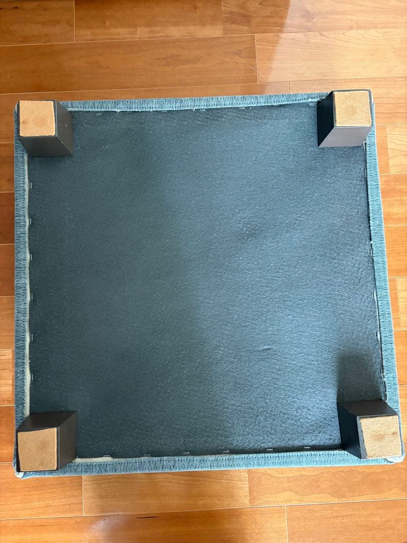 ACTUS オットマン ブルー