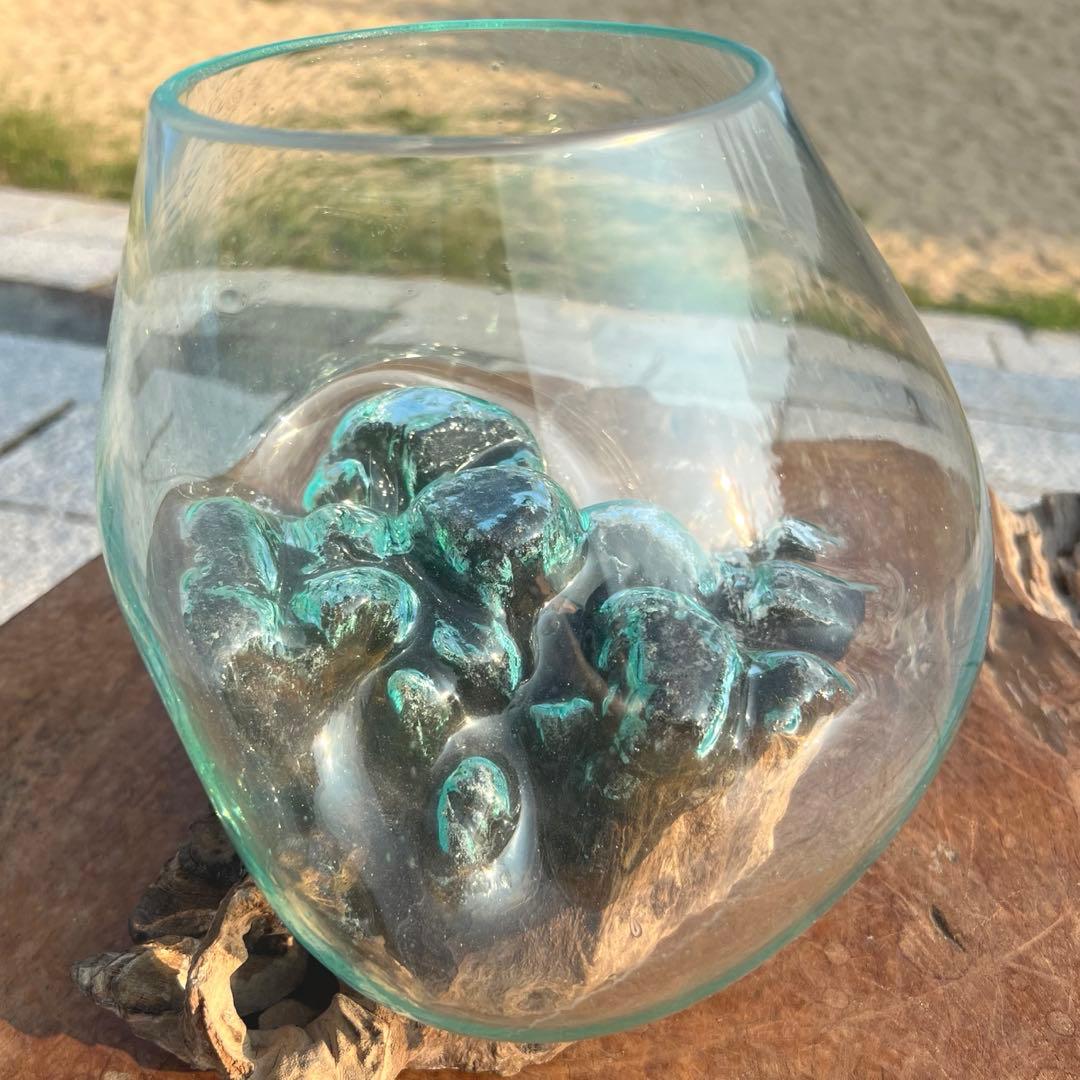 流木ガラスオブジェ大G 花瓶 金魚鉢 ガーデニング フラワーポット 水槽