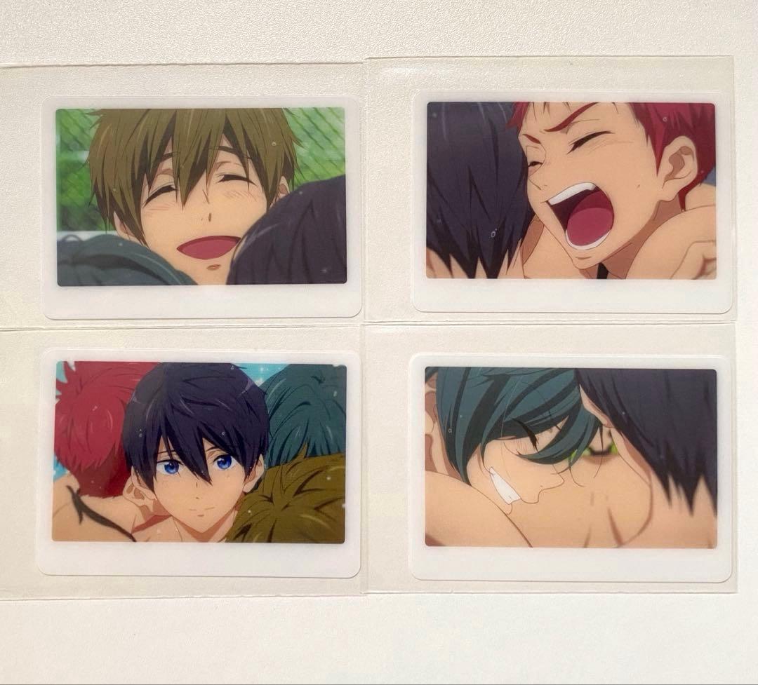 Free! ミニフォトカード 七瀬遙 橘真琴 桐嶋郁弥 椎名旭 - メルカリ