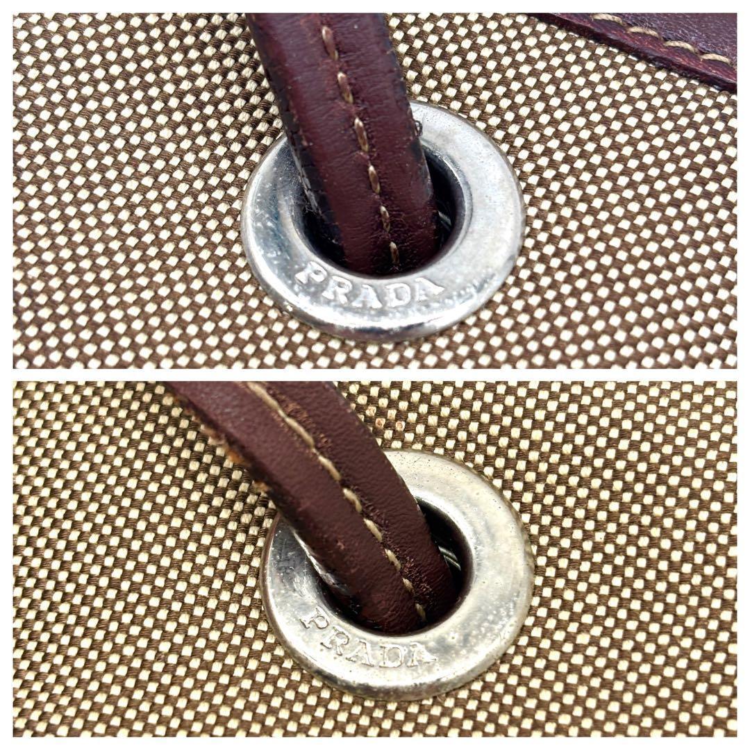 美品✨ PRADA ロゴジャガード キャンバス サコッシュ ショルダーバッグ