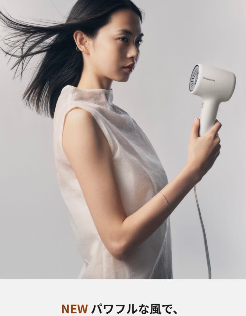 Panasonic ionity ドライヤー グレー