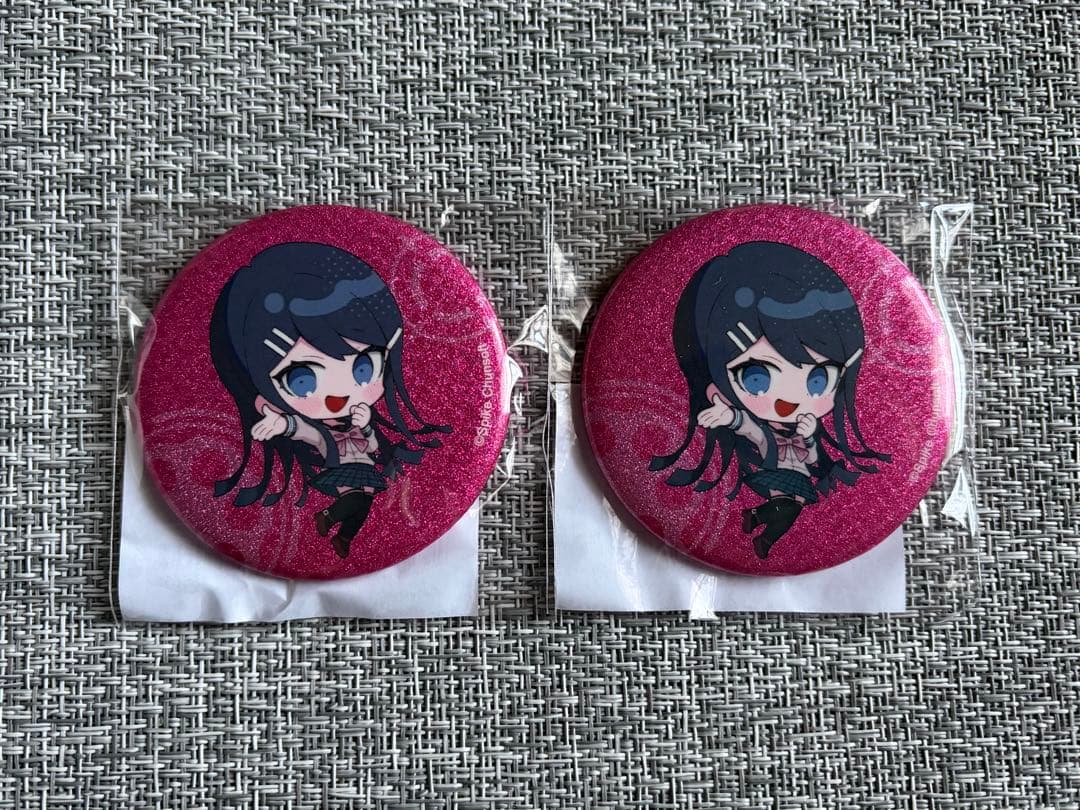 ダンガンロンパ くじ 上倉エク D賞 缶バッジ グリッター缶バッジ 舞園