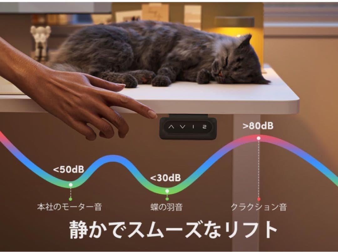 未使用 FEZIBO 電動 昇降式デスク スタンディングデスク 幅100cm