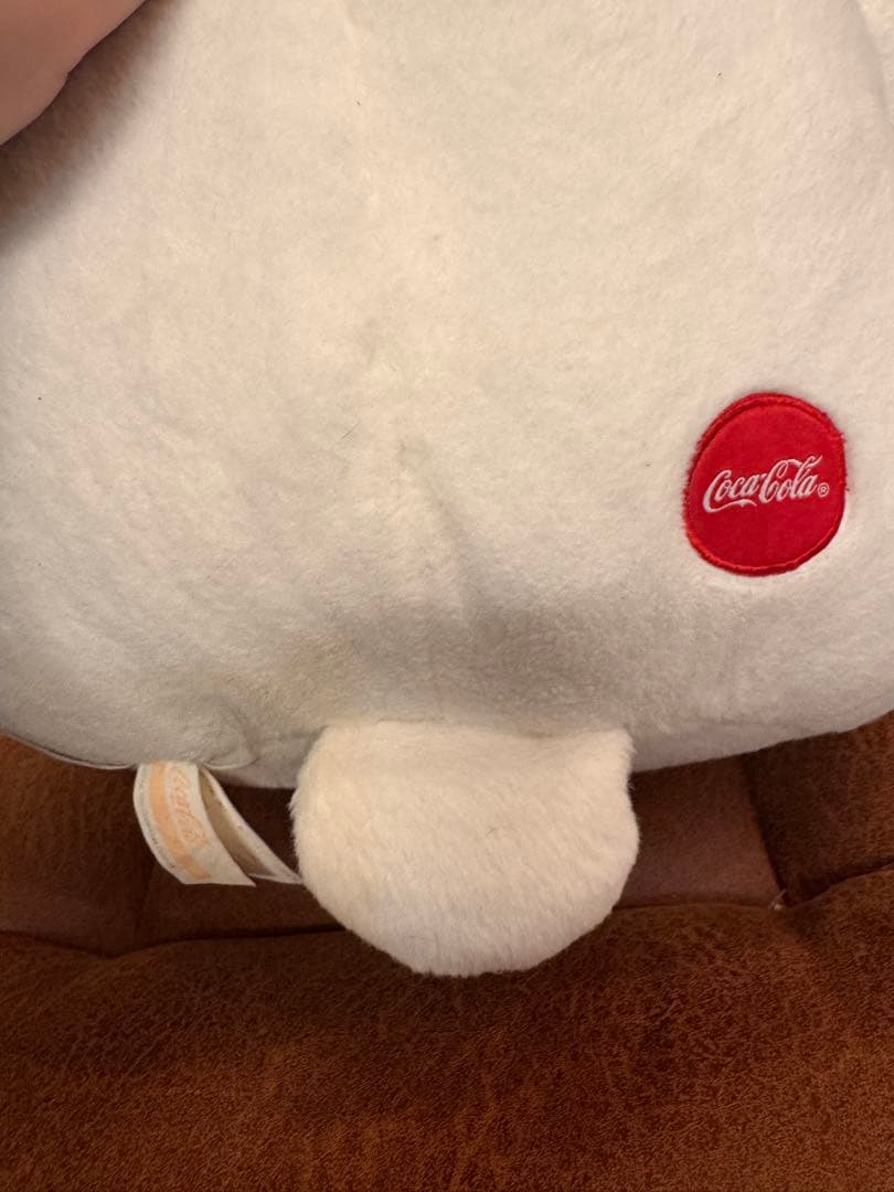コカ・コーラベア ビッグぬいぐるみ クマ 白 ot79