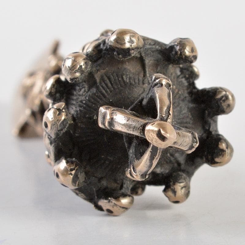 チベット 密教法具 古銅 独鈷杵 プルパ V R5838 - メルカリ