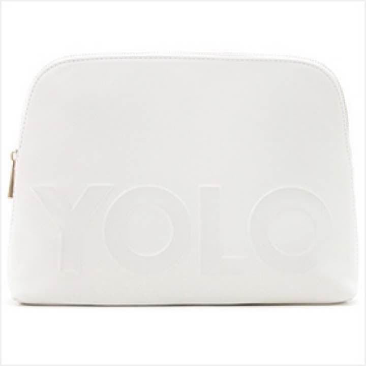 與真司郎 YOLO 直筆サイン入り クラッチバッグ 與真司郎 YOLO 直筆