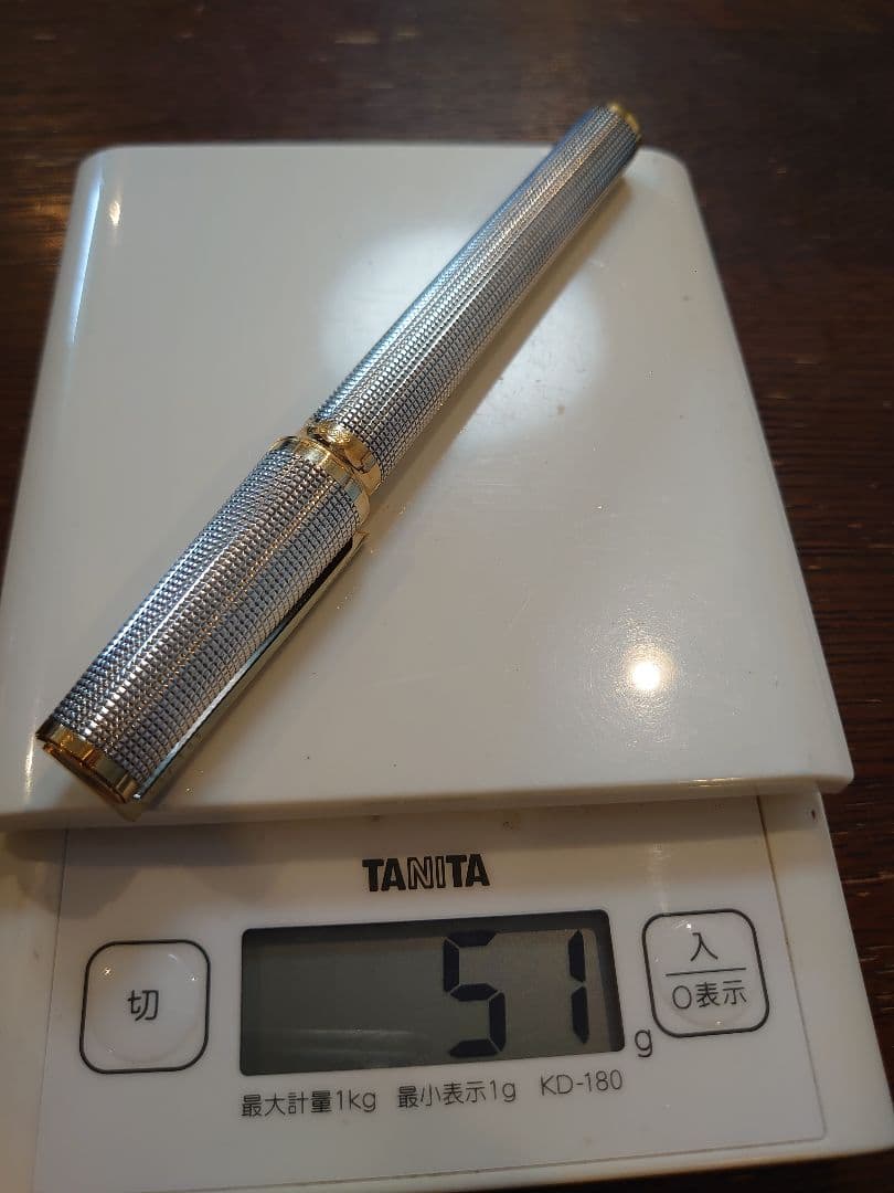 Dupontシルバー 銀製 万年筆 Fサイズ