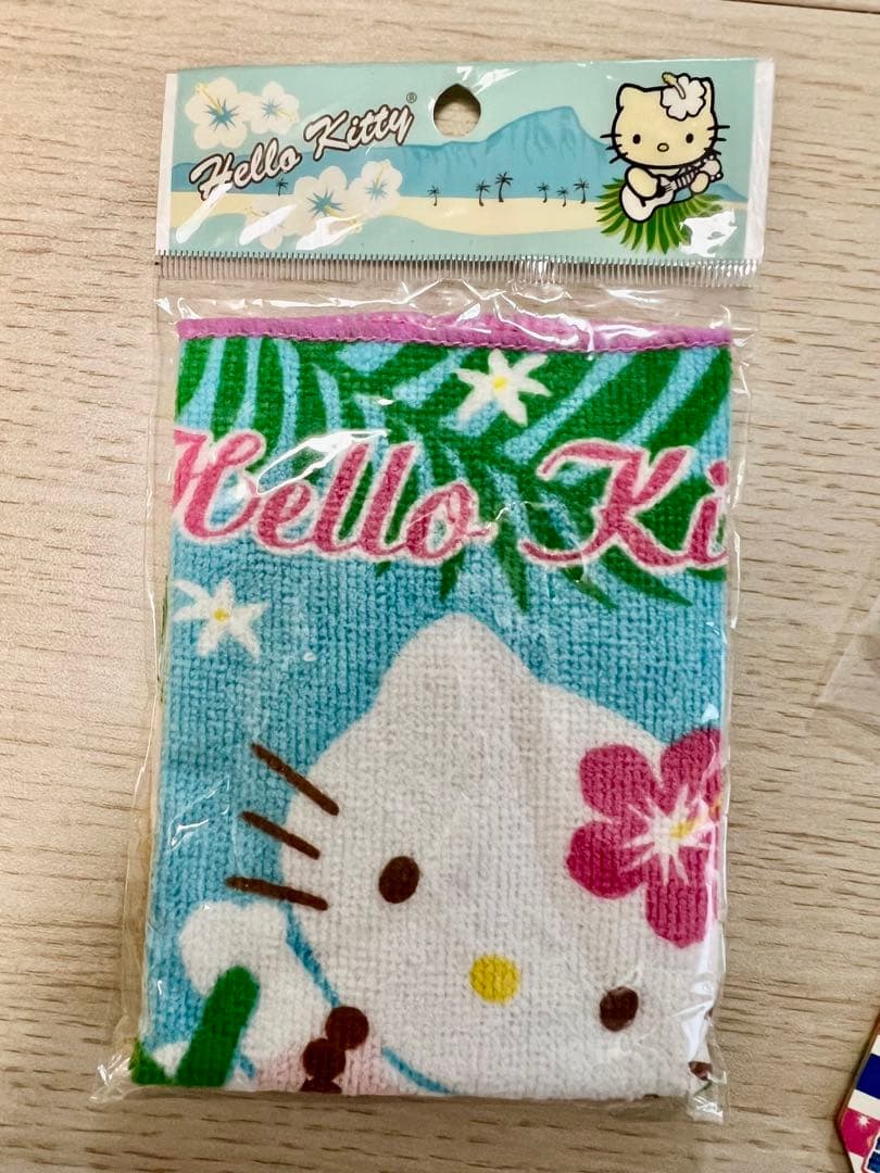 ご当地ハローキティ ストラップセット 10個まとめ売り、ハワイハンカチ