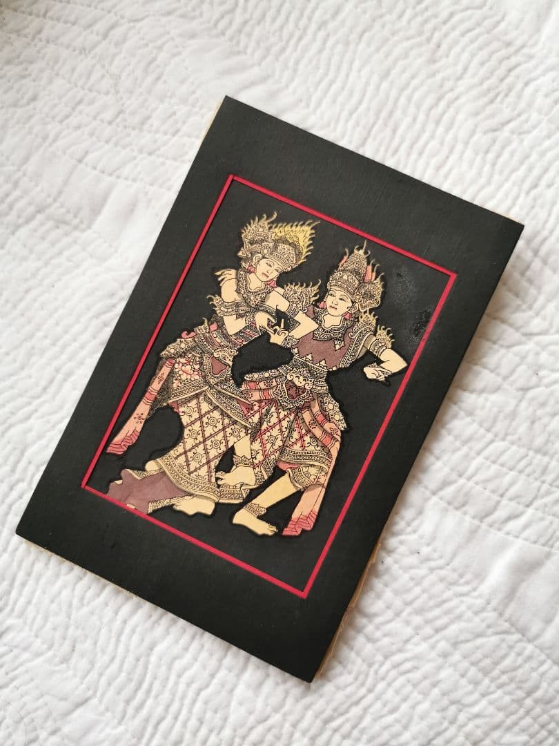 インドネシアバリ島アート細密画 神の踊り コモシャンバラ