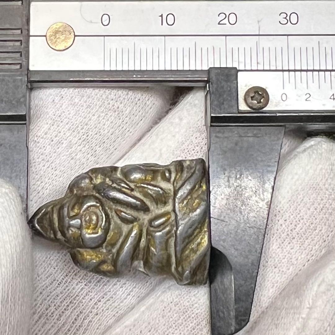 ◎古道具 庵々◎江戸時代後期 古銅製 恵比寿像 懐中仏◎神像豆