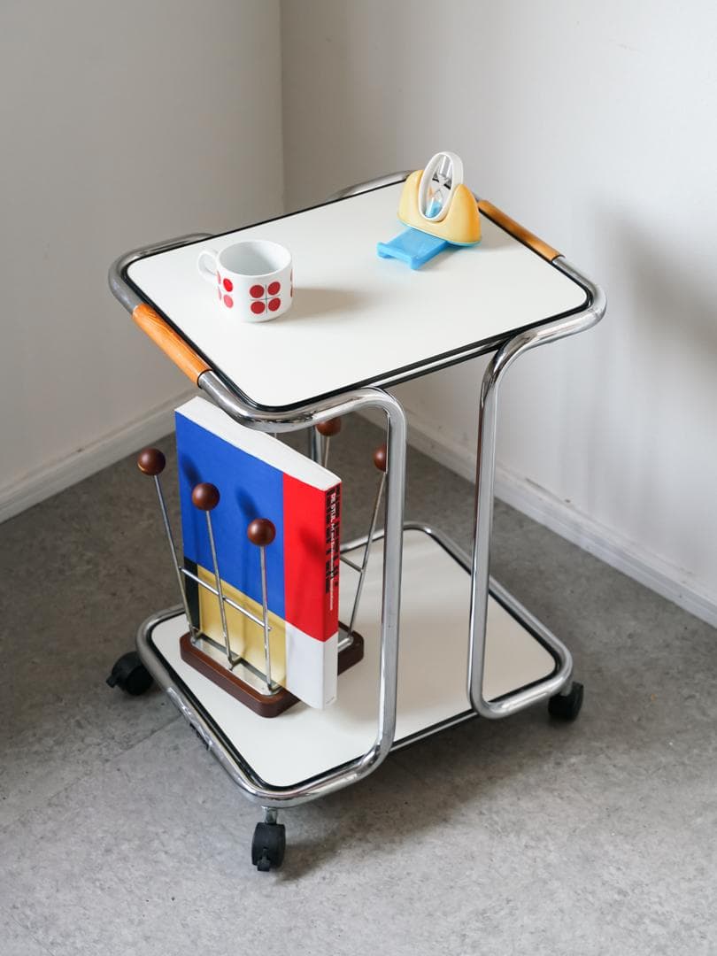 70-80's \"oliver\" ワゴンテーブル ミッドセンチュリー モダン