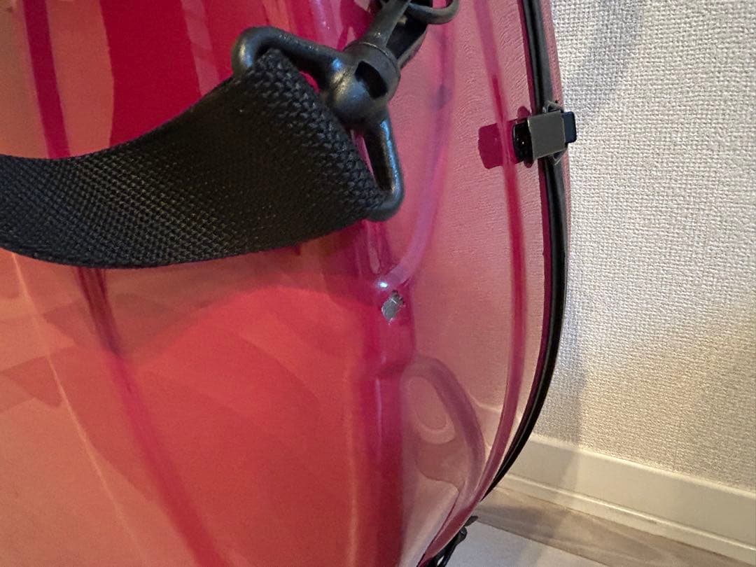 東洋楽器 【4/4チェロハードケース】 バーガンディ