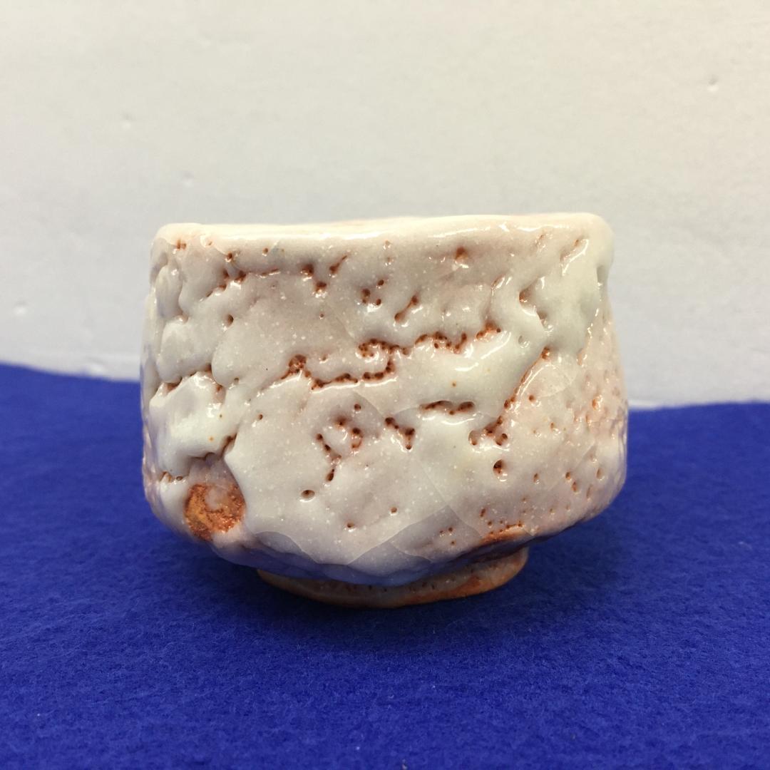 ケ*ム様 S203　　美濃焼　志野ぐい呑み　【玉置保夫】　共箱