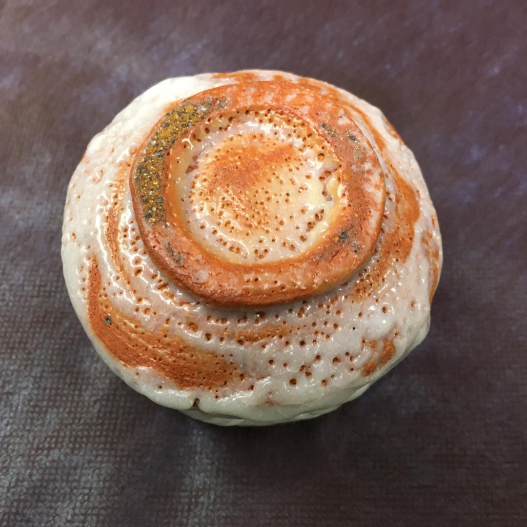 ケ*ム様 S203　　美濃焼　志野ぐい呑み　【玉置保夫】　共箱