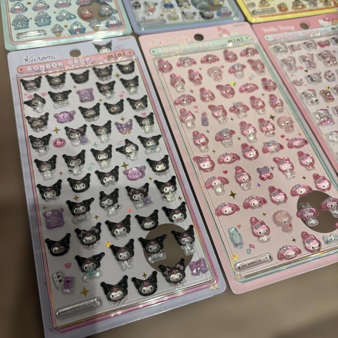 本日限定価格　正規品　ボンボンドロップシール　サンリオ/オリジナル/和柄11点