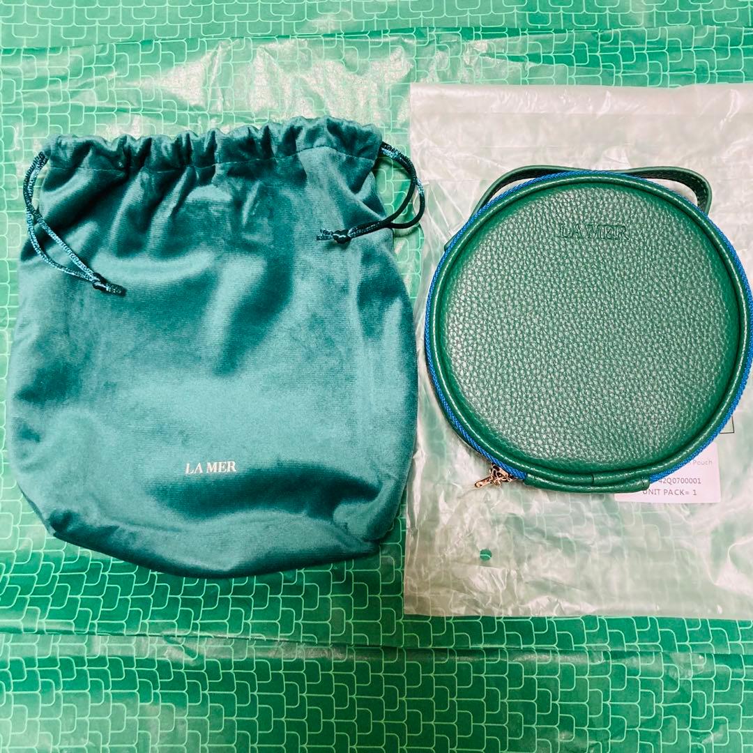 新品未使用】ラ・メール ラウンド型ポーチ 巾着 セット ノベルティ