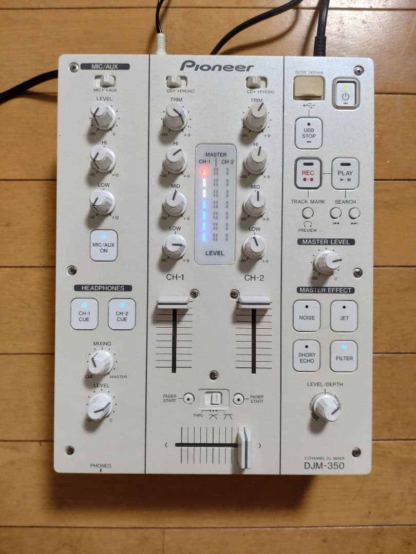 Pioneer DJM-350 動作確認済みクロスCHフェーダー交換元箱あり
