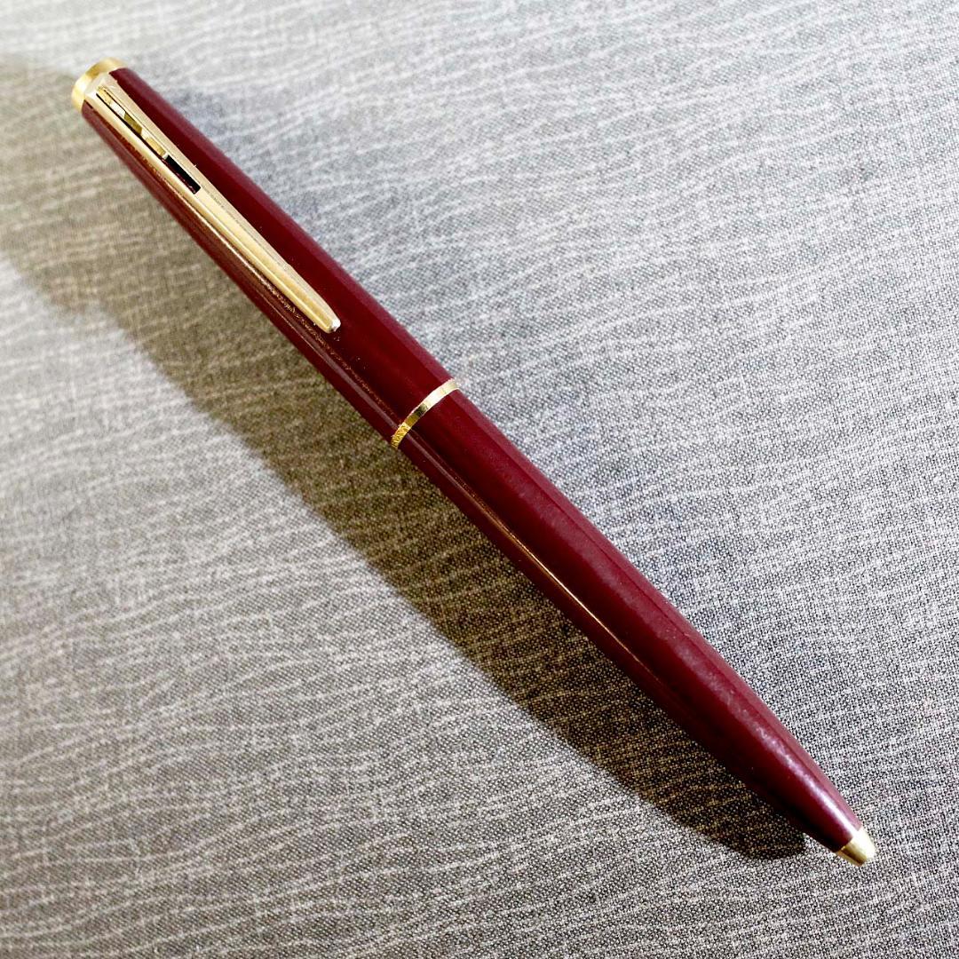 送料込み】モンブラン ボールペン レバー式 ボルドー