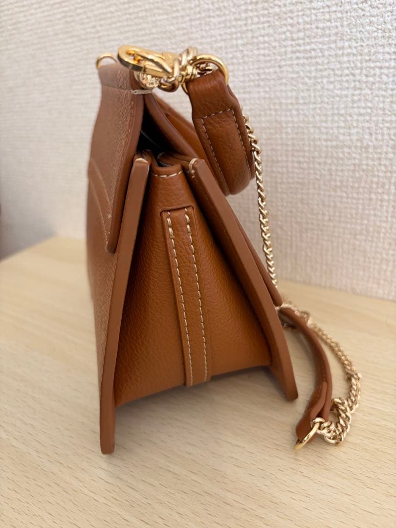 POLÈNE NUMÉRO SEPT mini ショルダーバッグ キャメル