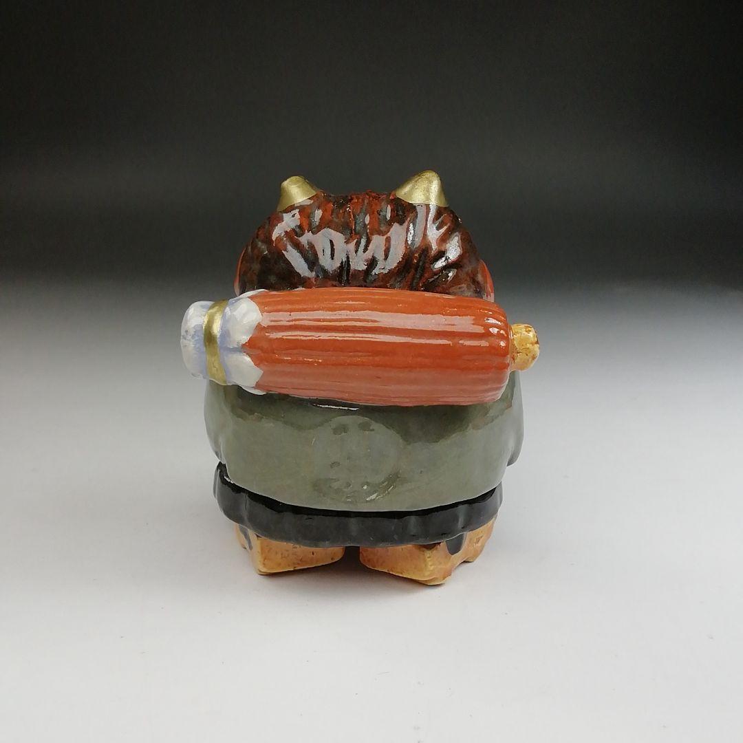 T840 香合 『鬼の念仏』『伊東桂楽 造』 共箱 茶道具 - メルカリ