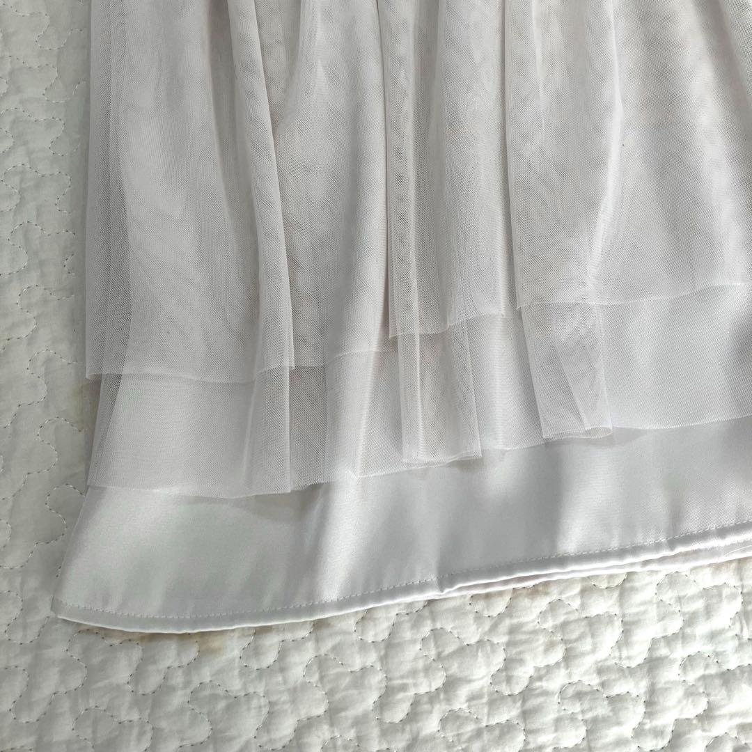 【新品.タグ付き】ビアズリー beardsley チュチュタンク手洗い可ホワイト