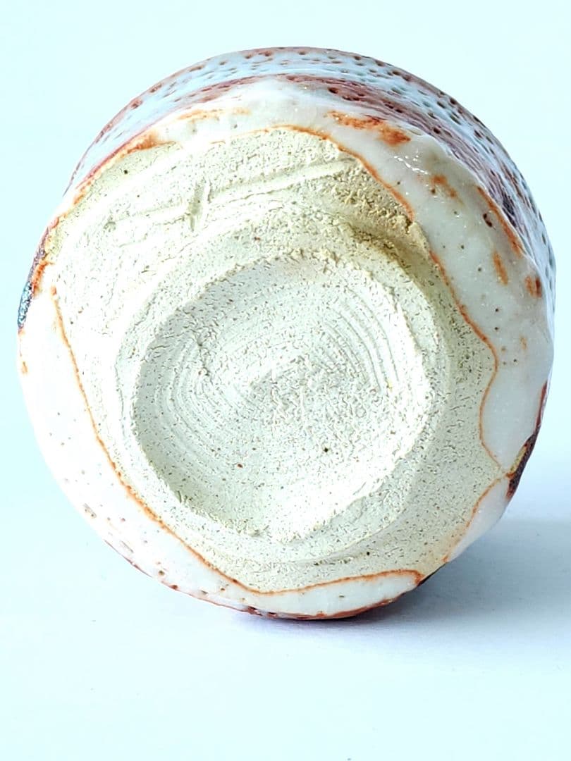 人間国宝 加藤卓男 鼠志野 酒杯 共箱 酒器 ぐい呑み